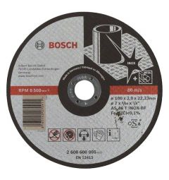 Đá Cắt Inox Bosch 180x2x22.2 mm (2608600095)