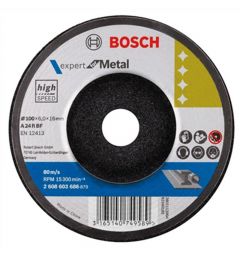 Đá cắt sắt tốc độ cao Bosch 100 x 6 x16 mm (2608603686) 