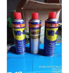 Chai xịt chống rỉ sét, bôi trơn WD-40 412ml