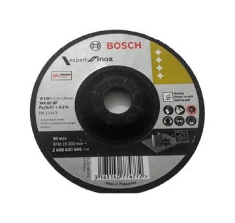  Đá mài inox Bosch 100 x 2 x 16mm    ( 2608620690 )