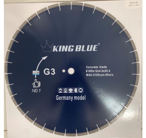 LƯỠI CẮT BÊ TÔNG VÀ NHƯA ĐƯỜNG KING BLUE G3