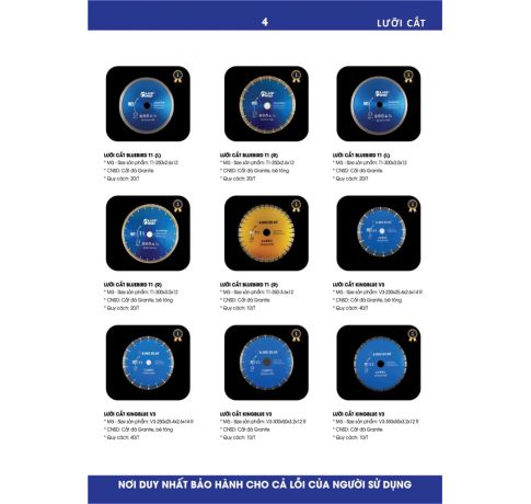LƯỠI CẮT ĐÁ GRANITE KING BLUE V3