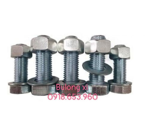 BULONG CHỊU LUC6 4.6,5.6 8.8 XI TRẮNG