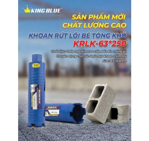 Mũi khoan rút lõi King Blue