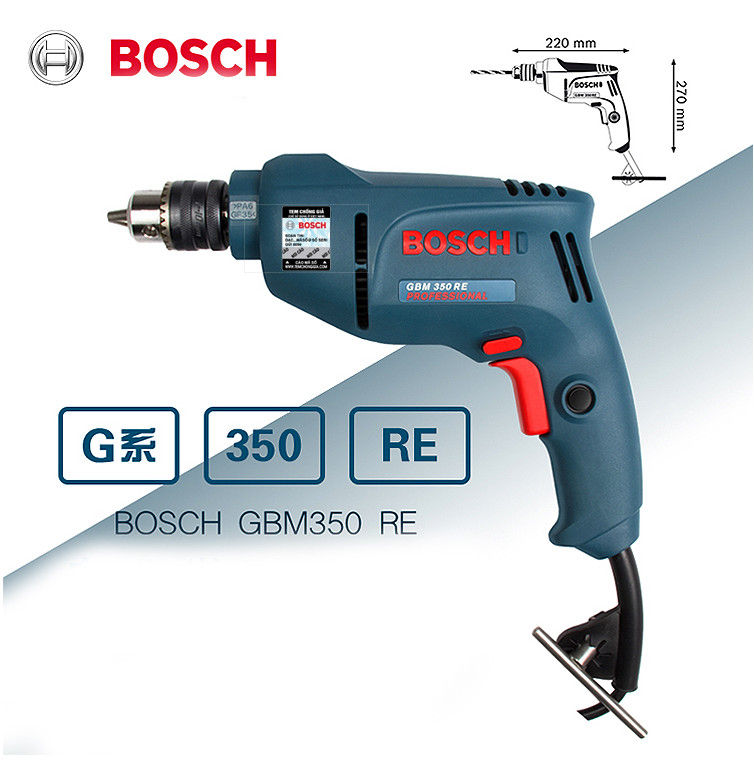 Bosch GBM 350 RE, Máy khoan Bosch GBM 350RE, máy khoan Bosch, máy khoan Bosch GBM 350RE