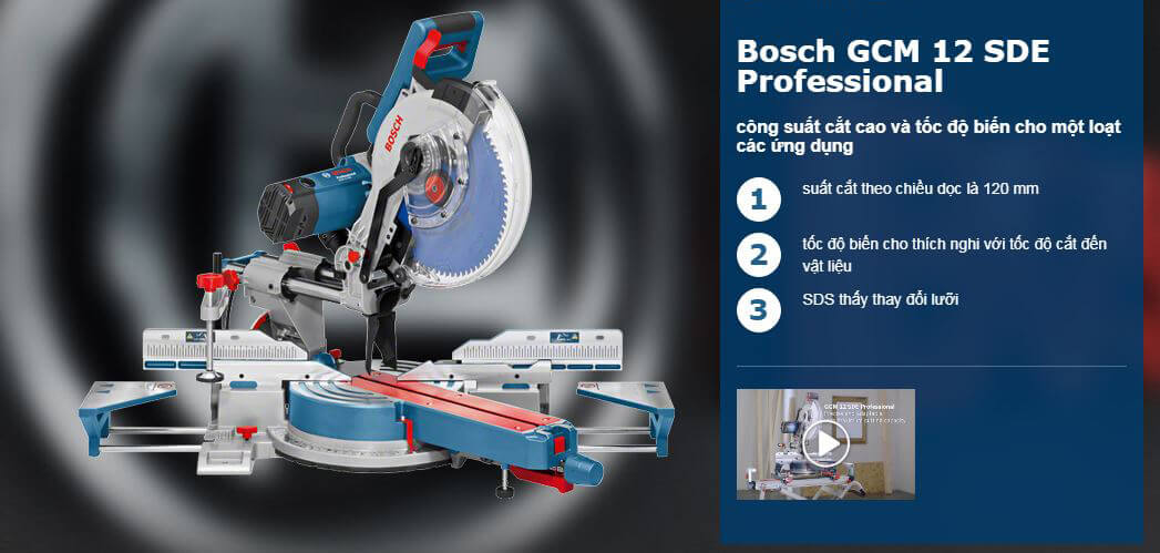 Máy cắt đa năng BOSCH GCM 12 SDE