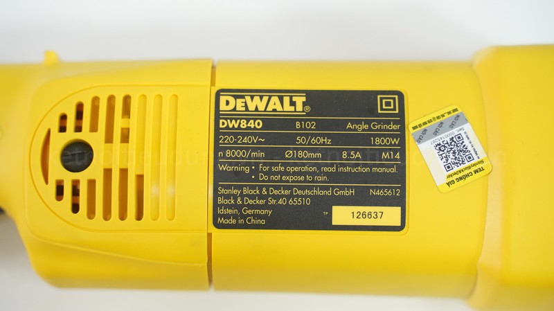 Máy mài góc DeWalt DW840 (180mm)