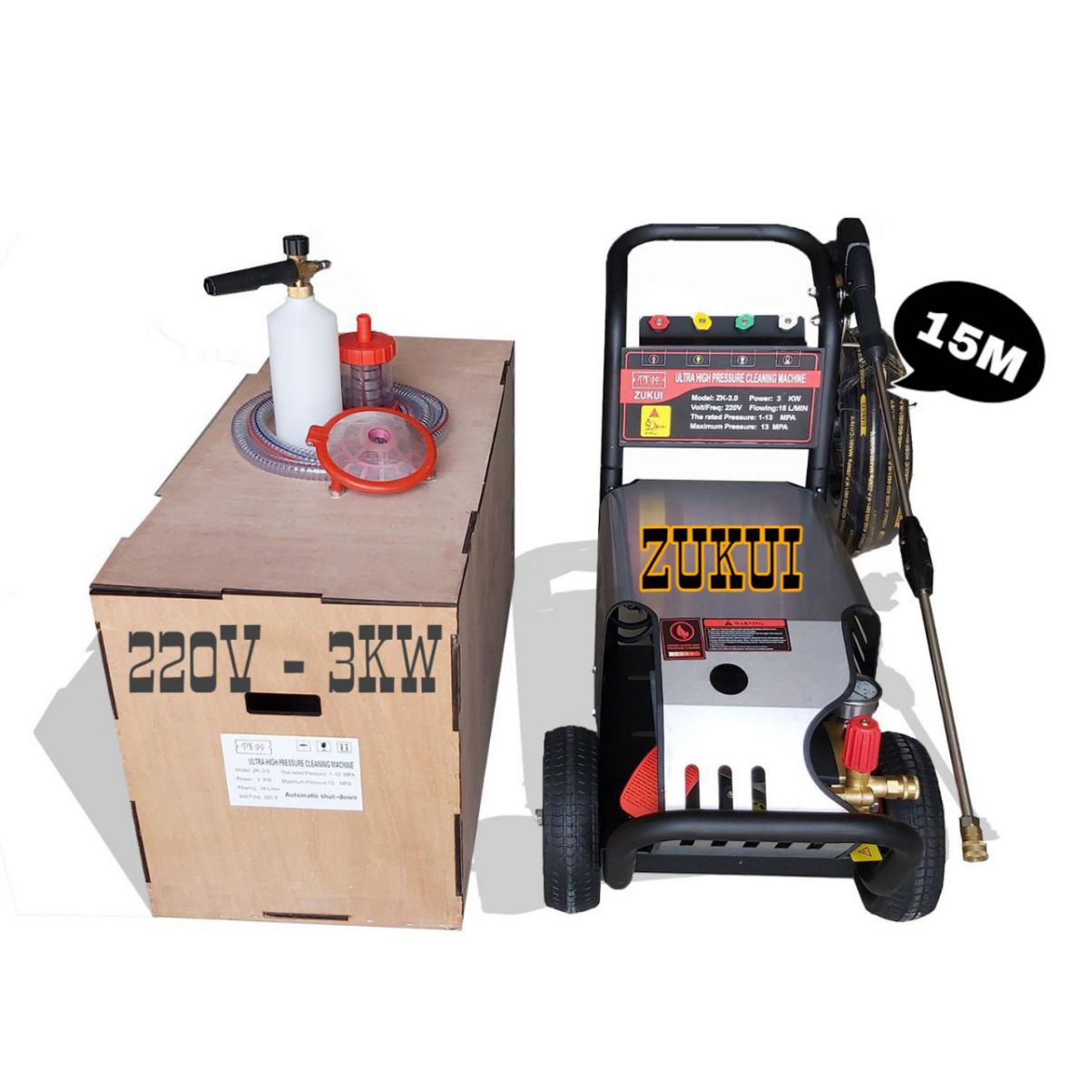 Máy rửa xe chuyên nghiệp Zukui ZK