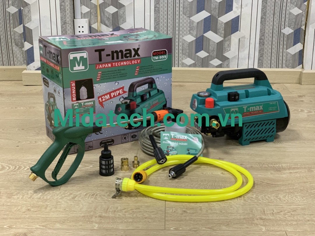 MÁY RỬA XE CAO CẤP CHỈNH ÁP T-MAX 2500W
