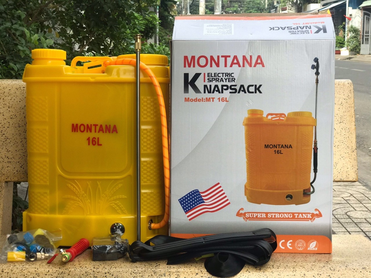 BÌNH XỊT ĐIỆN MONTANA 16 LÍT