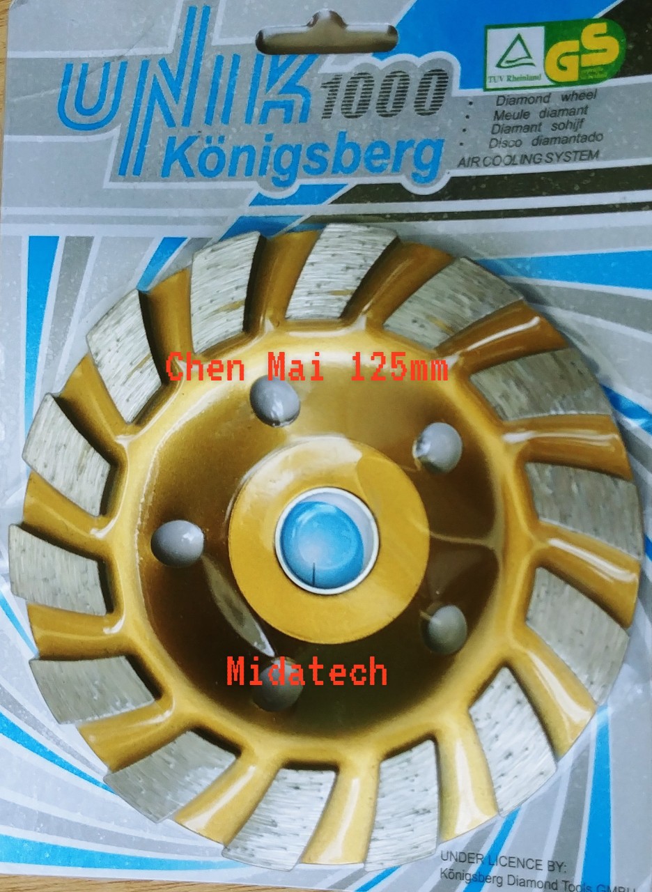 CHÉN MÀI UNIK VÀNG 125 MM