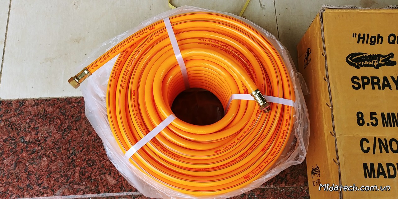 DÂY XỊT ÁP LỰC CÁ SẤU KOREA 8.5X14