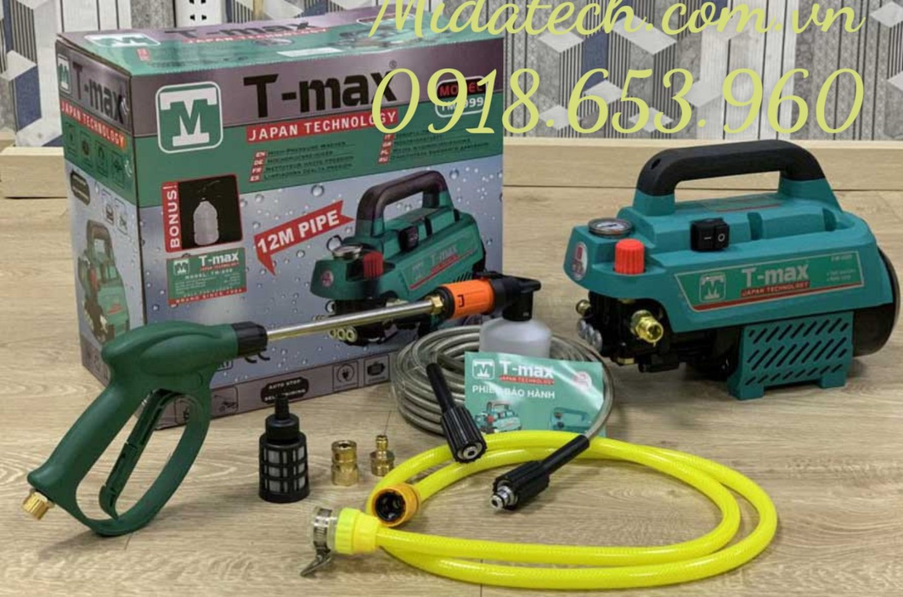 MÁY RỬA XE CAO CẤP CHỈNH ÁP T-MAX 2500W