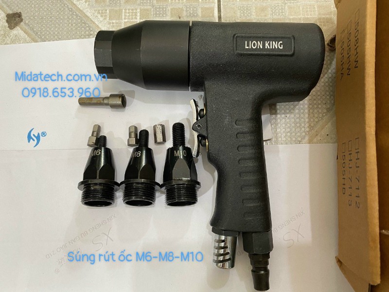 MÁY RÚT ỐC LION KING ( M6-M8-M10)