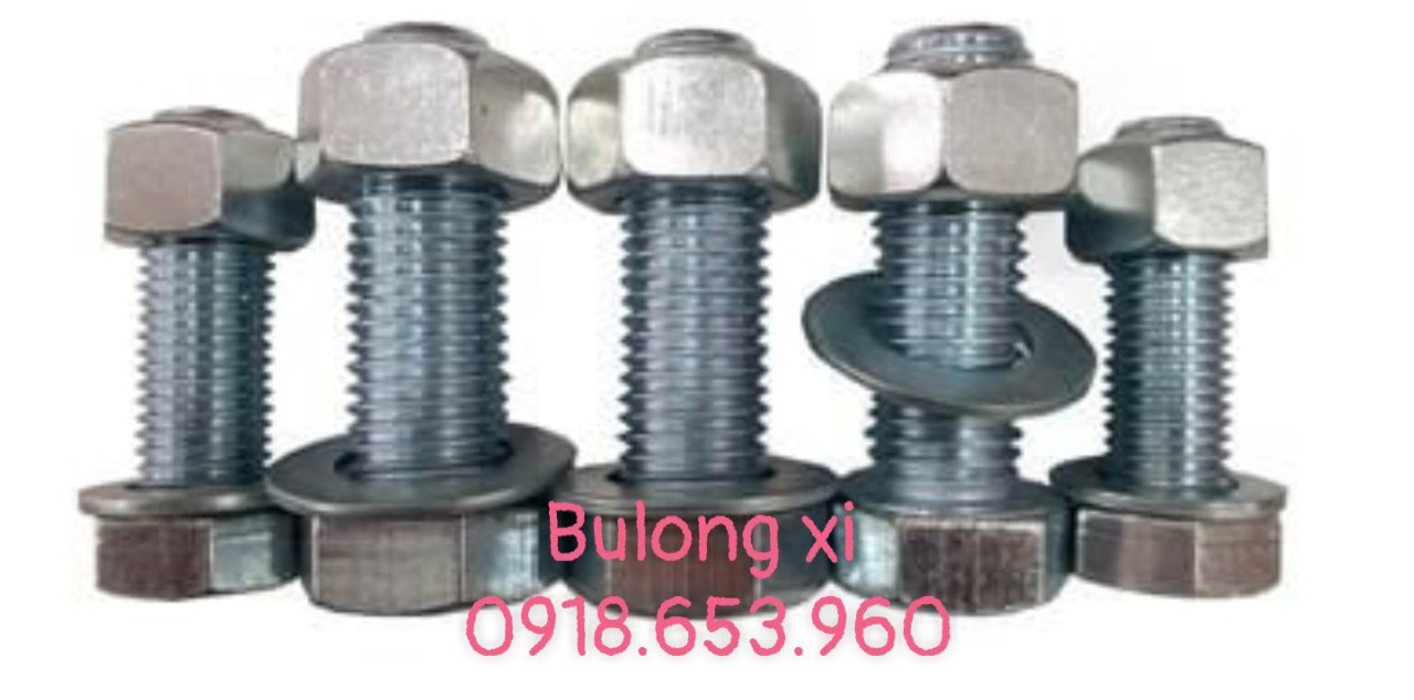 BULONG CHỊU LUC6 4.6,5.6 8.8 XI TRẮNG