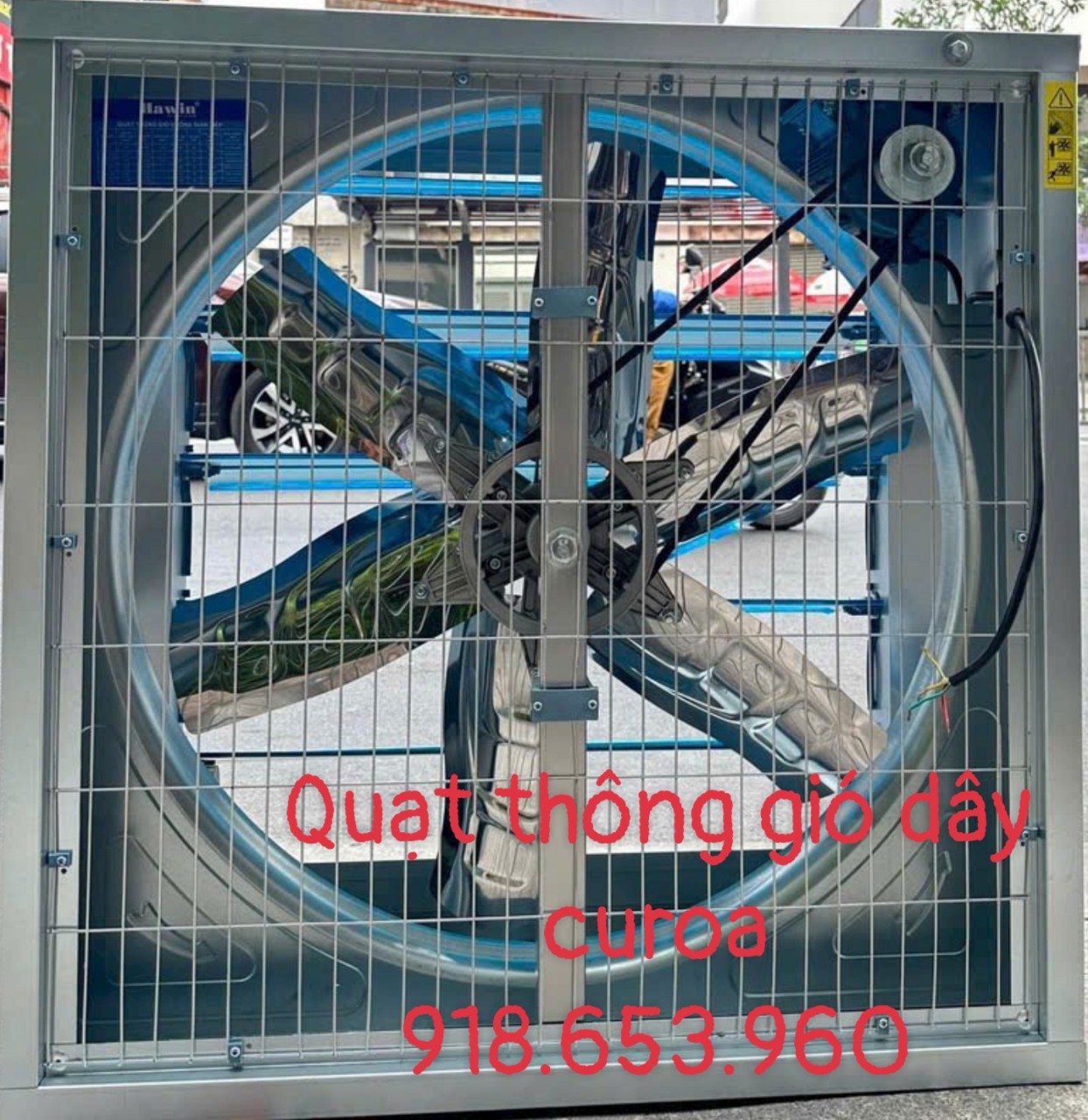 Quạt thông gió dây curoa HSB -900