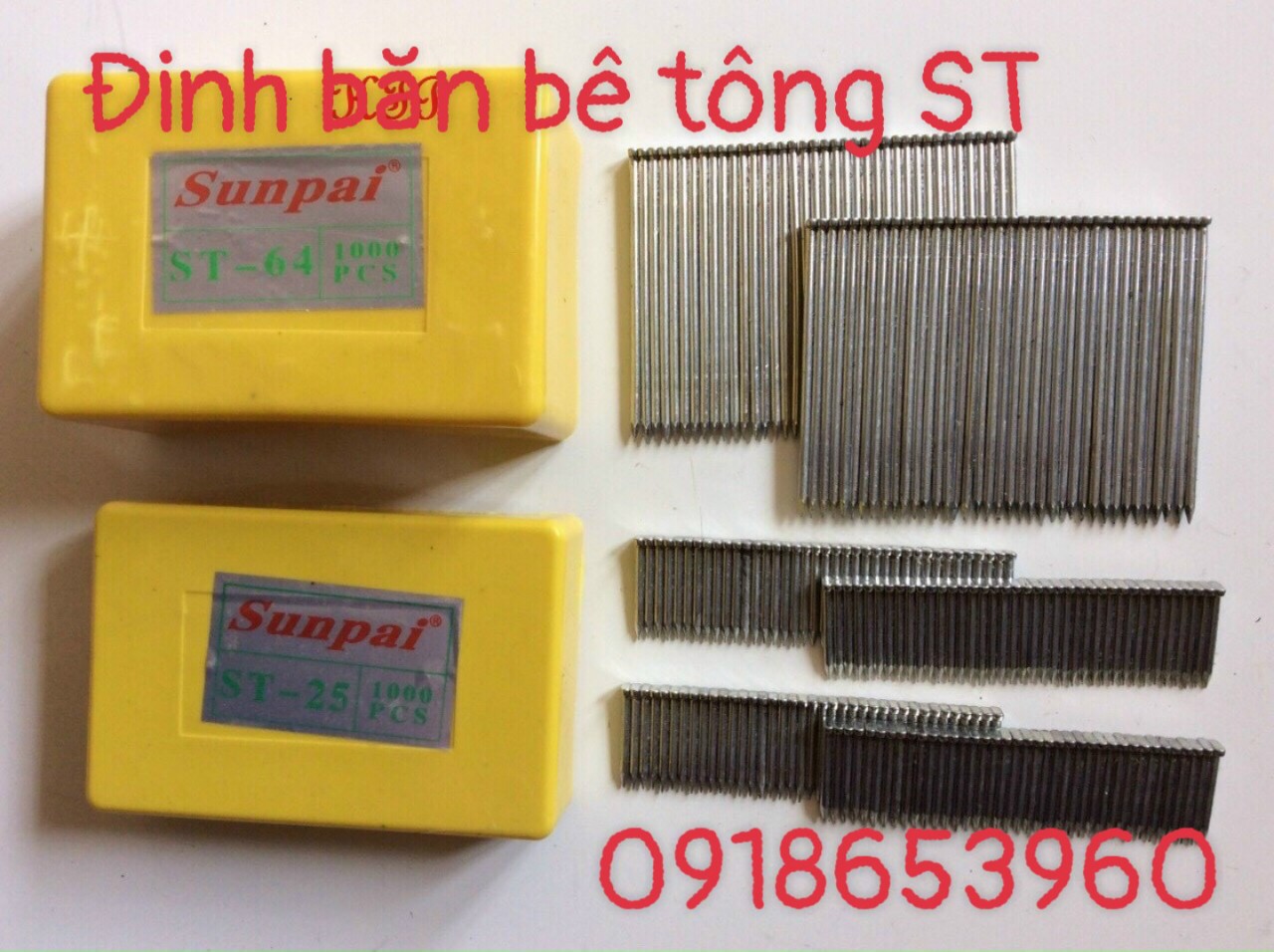 Đính bắn bê tông ST 18, ST25, ST32, S38, ST45