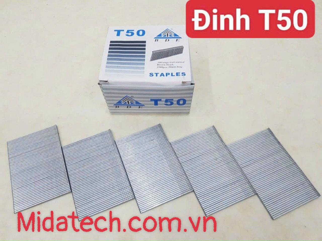 Đinh bắn gỗ thẳng T25, T32, T38, 45, T50