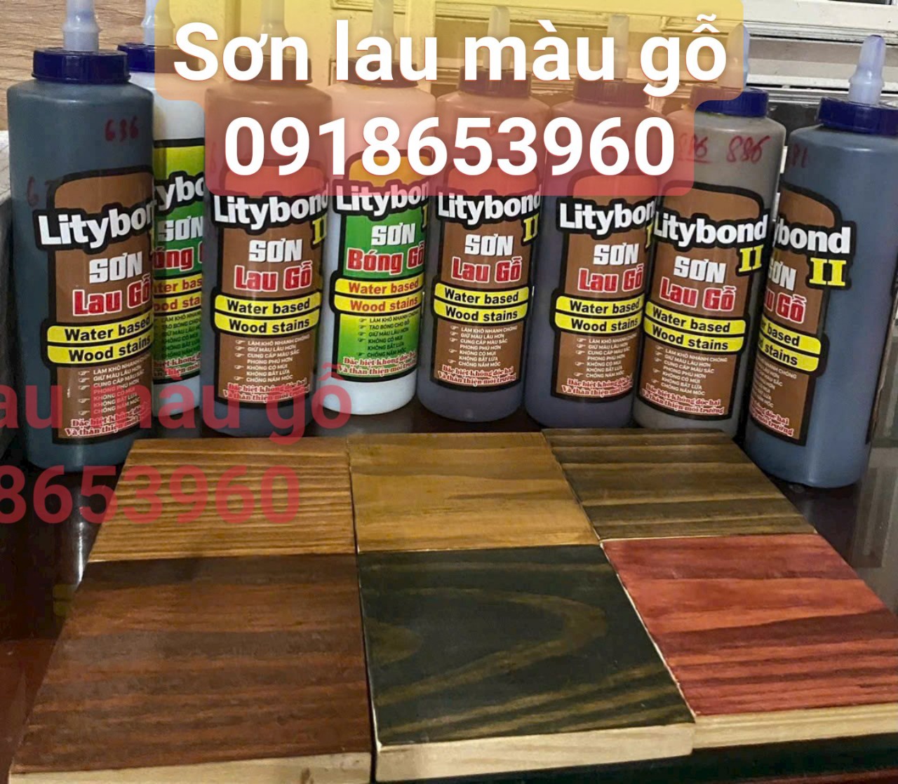 Sơn lau màu gỗ tilybond
