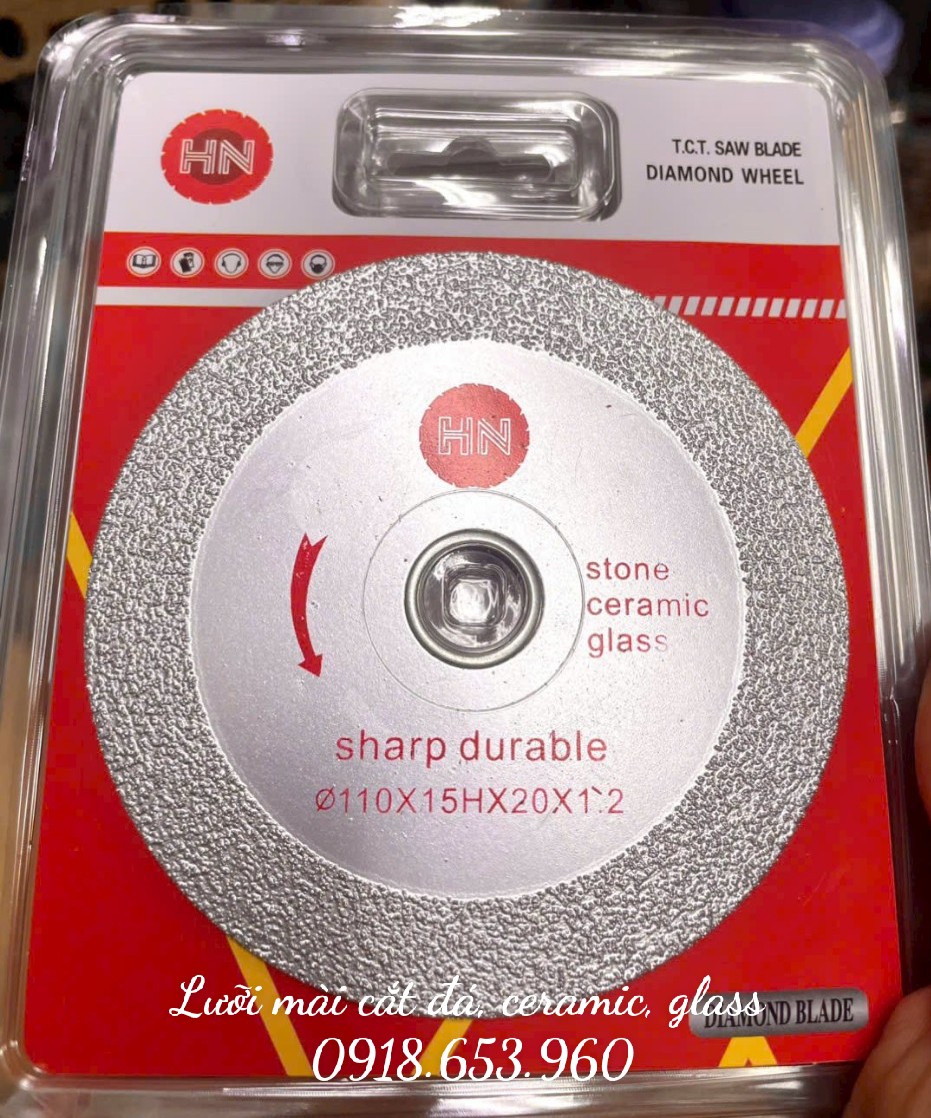 Lưỡi mài cắ đá, kính, ceramic