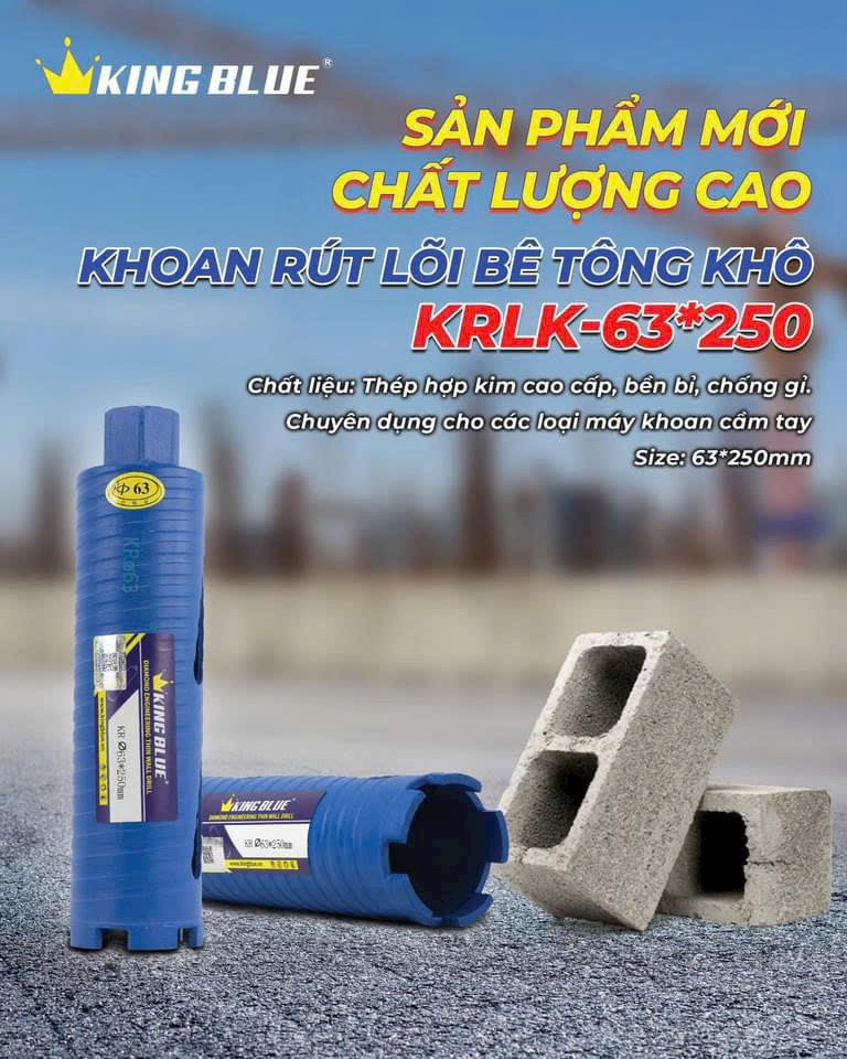 Mũi khoan rút lõi King Blue
