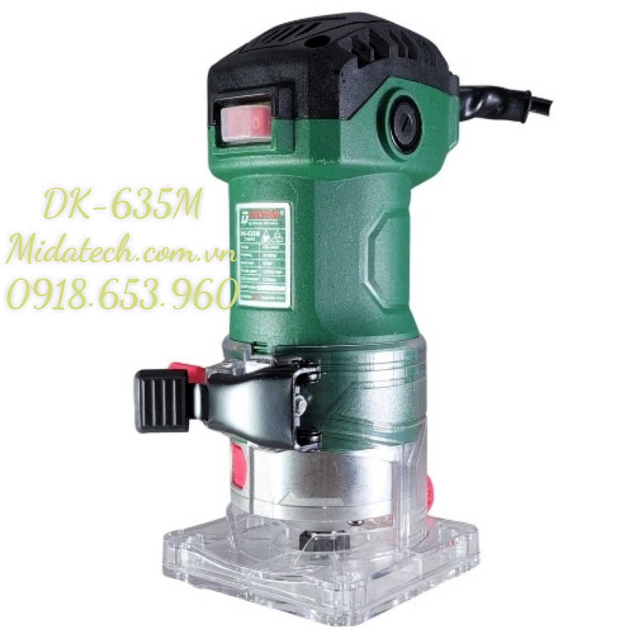 Máy phay gỗ cầm tay , máy soi gỗ Dekton DK-635M
